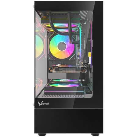 Корпус MicroATX Minitower Formula Crystal Z1CM Black