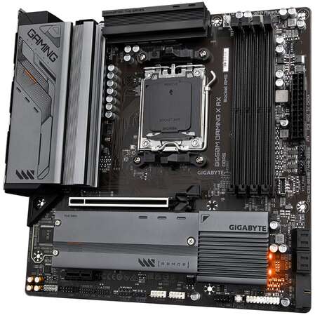 Материнская плата Gigabyte B650M GAMING X AX Socket-AM5 AMD B650 4xDDR5, 4xSATA3, RAID, 2xM.2, 1xPCI-E16x, 3xUSB3.2, 1xUSB3.2 Type C, DP, HDMI, WiFi, 2.5Glan, mATX Ret