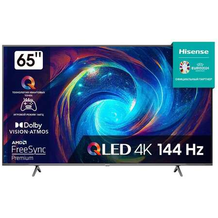 Телевизор 65" Hisense 65E7KQ PRO (4K Ultra HD 3840x2160, Smart TV) черный