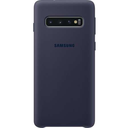 Чехол для Samsung Galaxy S10 SM-G973 Silicone Cover тёмно-синий