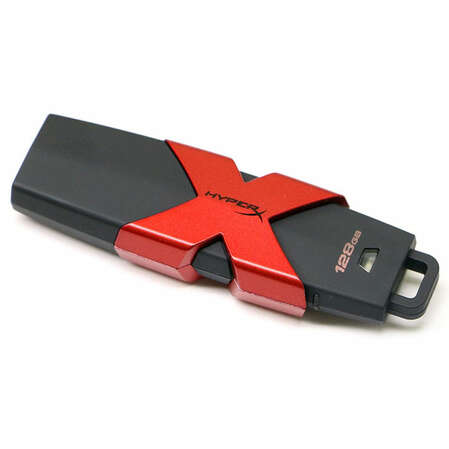 USB Flash накопитель 128GB Kingston HyperX (HXS3/128GB) USB3.1 Черный