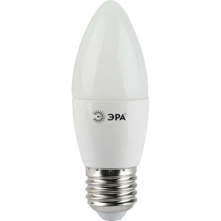 Упаковка светодиодных ламп ЭРА LED B35-7W-827-E27 Б0028479 x10