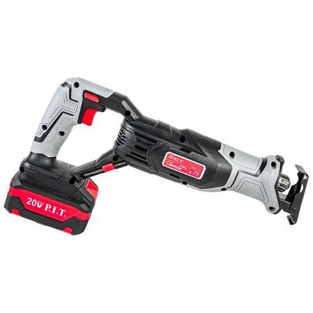 Аккумуляторная сабельная пила P.I.T. PSA20H-115A/1 (20В,0-2700ход/м,БЗП,пропил115мм, ход 22мм,1АКБLi-ion 2Ач ЗУ кор)
