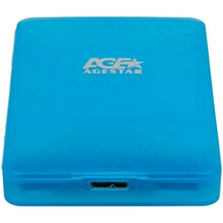 Корпус 2.5" AgeStar 3UBCP3 SATA, USB3.0 Blue