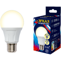 Светодиодная лампа Uniel Яркая LED-A60 8W/WW/E27/FR PLP01WH UL-00001522