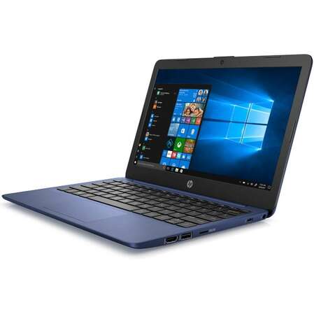 Ноутбук HP Stream 11-aj0001ur Celeron N4000/64Gb/11.6"/Win10 Blue