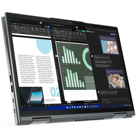 Ноутбук Lenovo ThinkPad X1 Yoga G7 Core i5 1240P/16Gb/512Gb SSD/14" WUXGA/Win11Pro Grey