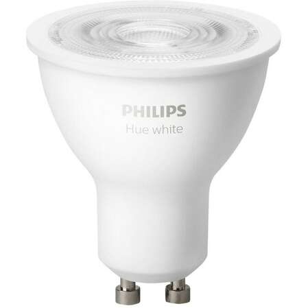Умная лампочка Philips Hue White 5.5W GU10 1 шт.