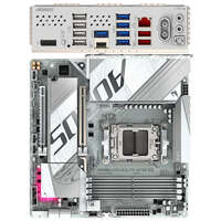 Материнская плата Gigabyte B860M AORUS Elite WIFI6E Ice B860 Soc-1851 2xDDR5, 4xSATA3, RAID, 3хM.2, 2xPCI-E16x, 6xUSB3.2, 1xUSB3.2 Type C, DP, HDMI, WiFi, 2.5Glan, mATX