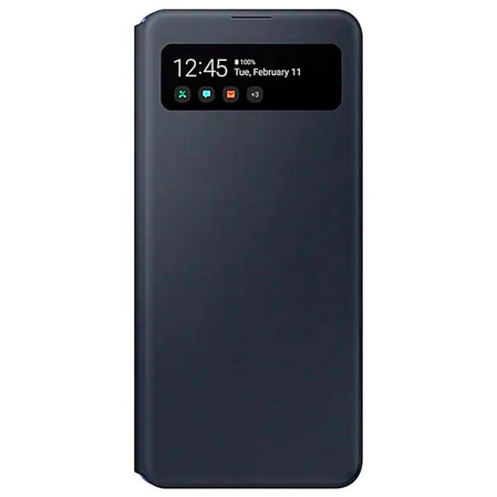 Чехол для Samsung Galaxy A41 SM-A415 S View Wallet Cover черный