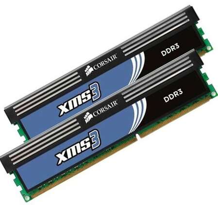 Модуль памяти DIMM 4Gb 2x2Gb KIT DDR3 PC12800 1600MHz Corsair  (CMX4GX3M2A1600C9)