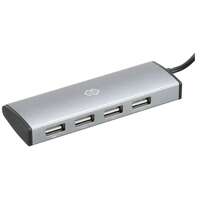 4-port Type-C Hub Digma HUB-4U2.0-UC-DS серебристый