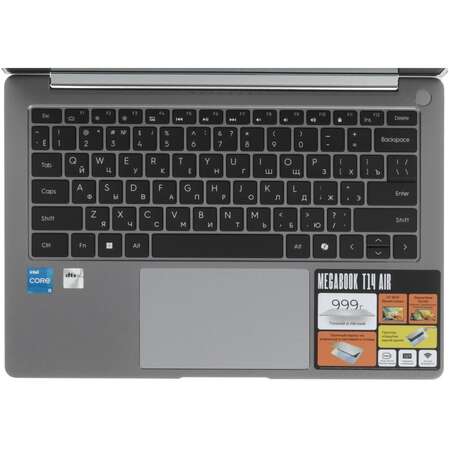 Ноутбук TECNO MegaBook T14RA Air Core i5 1334U/16Gb/512Gb SSD/14" WUXGA/Win11 Grey