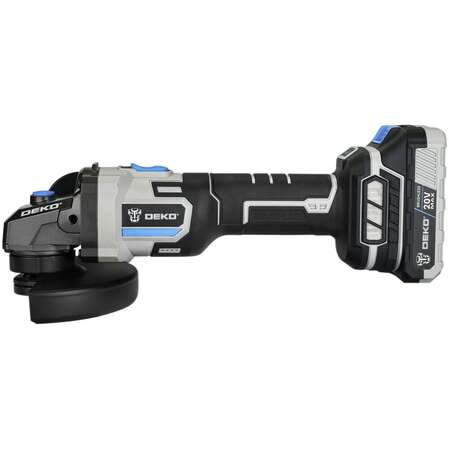 Аккумуляторная угловая шлифмашина Deko DKAG20, 20В, 1*5.0Ач 063-4026
