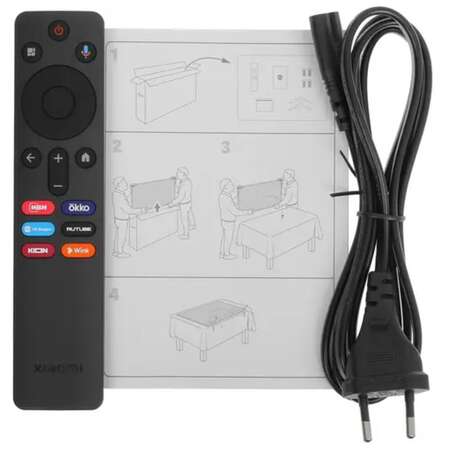 Телевизор 43" Xiaomi TV A43 4K 2025 RU (4K UHD 3840x2160, Smart TV) черный