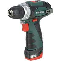 Аккумуляторная дрель-шуруповерт Metabo PowerMaxx BS 2020 Basic, 12 В, 2.0 А·ч х2, коробка 600984000