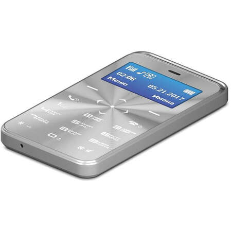 Мобильный телефон Hiper sPhone Vinyl Silver