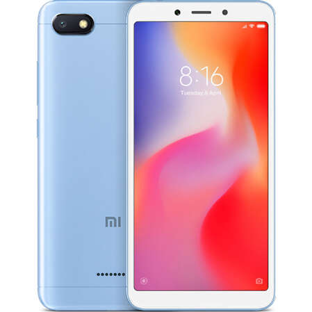 Смартфон Xiaomi Redmi 6A 2/16GB Blue
