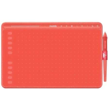 Графический планшет Huion HS611 Coral Red
