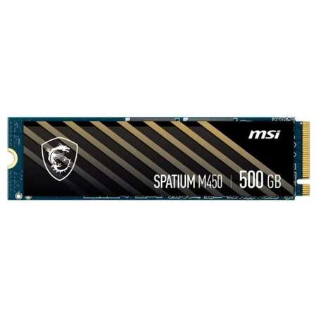 Внутренний SSD-накопитель 500Gb MSI Spatium M450 S78-440K090-P83 M.2 2280 PCIe NVMe 4.0 x4