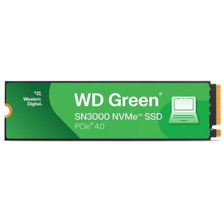 Внутренний SSD-накопитель 2000Gb Western Digital Green SN3000 (WDS200T4G0E) M.2 2280 PCIe NVMe 4.0 x4