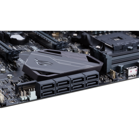 Материнская плата ASUS ROG Crosshair VI Hero X370 Socket AM4 4xDDR4, 8xSATA3, RAID, 2xM.2, 3xPCI-E16x, 8xUSB3.0, 1xUSB3.0 Type C, Glan, ATX