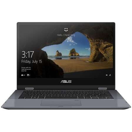 Ноутбук ASUS VivoBook Flip 14 TP412FA-EC518T Pentium N5405/4Gb/128Gb SSD/14" FullHD Touch/Win10 Grey