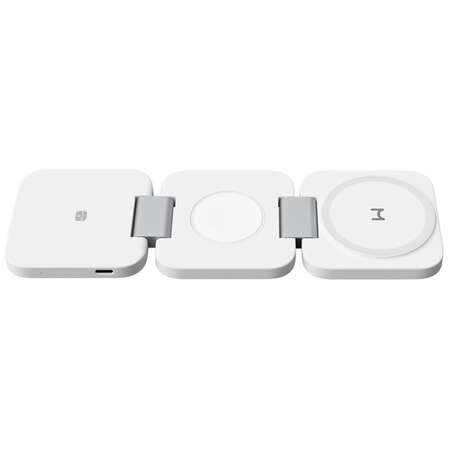 Беспроводная зарядная панель 3 в 1 Для IPhone, Apple Watch, Airpods Magssory Flex WCH013 22W White