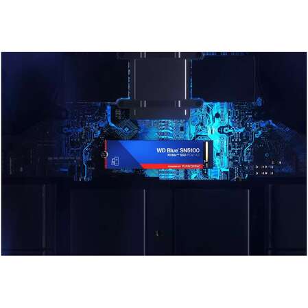 Внутренний SSD-накопитель 500Gb Western Digital Blue SN5100 (WDS500G5B0E) M.2 2280 PCIe NVMe 4.0 x4