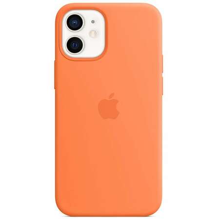 Чехол для Apple iPhone 12 mini Silicone Case with MagSafe Kumquat