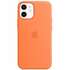 Чехол для Apple iPhone 12 mini Silicone Case with MagSafe Kumquat