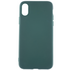 Чехол для Apple iPhone Xs Brosco Colourful, накладка, зеленый