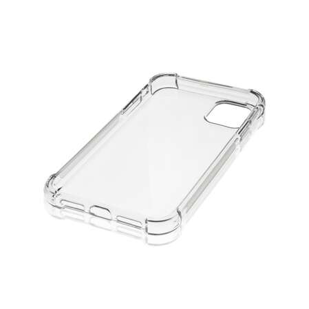 Чехол для Apple iPhone 11 Pro Max Brosco, усиленная силиконовая накладка, прозрачный