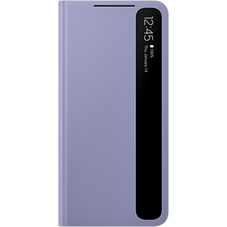 Чехол для Samsung Galaxy S21 SM-G991 Smart Clear View Cover фиолетовый