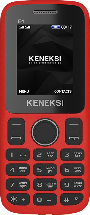 Мобильный телефон Keneksi E4 Red