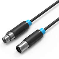 Кабель XLR (m) - XLR (f), 1.5m Vention BBFBG