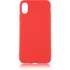 Чехол для Apple iPhone Xs Brosco Colourful, накладка, красный