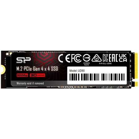 Внутренний SSD-накопитель 1000Gb Silicon Power UD90 SP01KGBP44UD9005 M.2 2280 PCIe NVMe 4.0 x4
