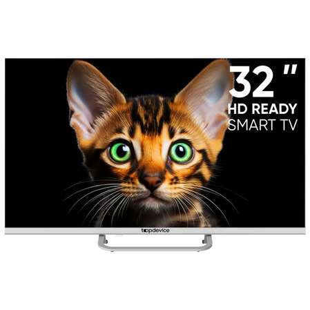 Телевизор 32" Topdevice TDTV32BS02H_WE (HD 1366x768, Smart TV) белый