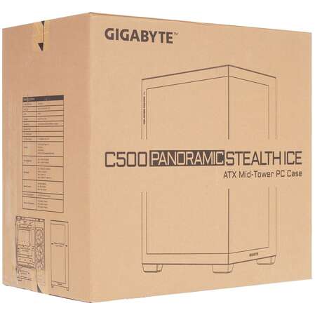 Корпус ATX Miditower Gigabyte GB-C500PI ST White