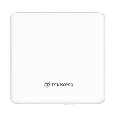 Внешний привод DVD-RW Transcend TS8XDVDS-W Ultra slim DVD±R/±RW USB 2.0 белый