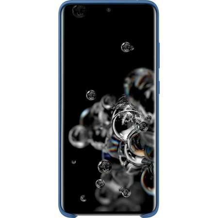 Чехол для Samsung Galaxy S20 Ultra SM-G988 Silicone Cover темно-синий