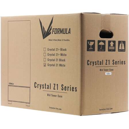 Корпус ATX Miditower Formula Crystal Z1 White