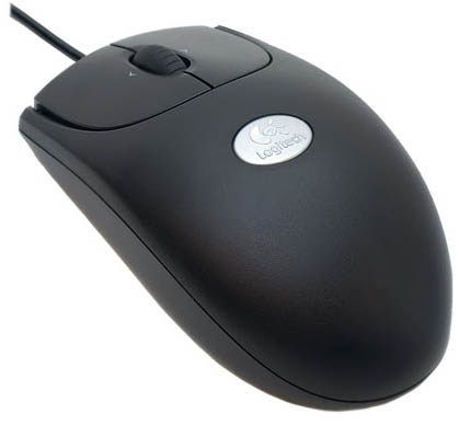 Мышь Logitech RX250 Optical Mouse Black USB+PS/2 OEM 910-000199