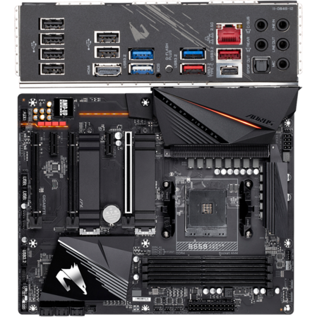 Материнская плата Gigabyte B550 AORUS Pro Socket-AM4 AMD B550 4xDDR4, 6xSATA3, RAID, 2xM.2, 3xPCI-E16x, 5xUSB3.2, 1xUSB3.2 Type C, HDMI, Glan, ATX Ret