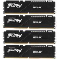Модуль памяти DIMM 128Gb 4х32Gb DDR5 PC44800 5600MHz Kingston Fury Beast Black (KF556C40BBK4-128)