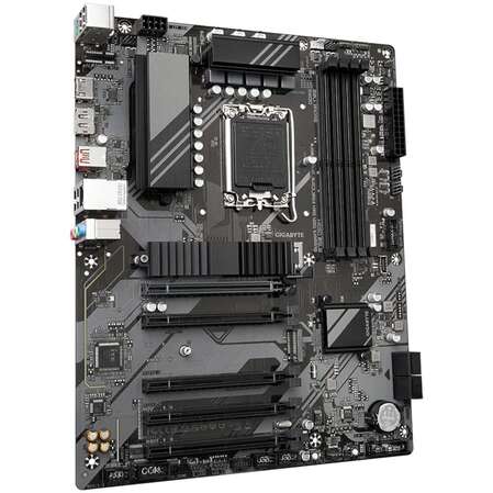 Материнская плата Gigabyte B760 DS3H B760 Socket-1700 4xDDR5, 4xSATA3, RAID, 2xM.2, 5xPCI-E16x, 1xUSB3.2, 1xUSB3.2 Type C, DP, HDMI, Glan, ATX