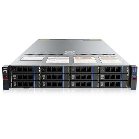 Платформа Gooxi SL201-D12R-NV-G4 2u 12bay server with NVME bp,based on rapid sapphire 2xPCIe 5.0x16; 4xPCIe 5.0x8 2x 2.5" rear SAS/SATA 2x 2.5" rear NVMe 1300W