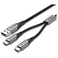 Кабель USB-A 2.0 - Type C Vention CQOHF 1m