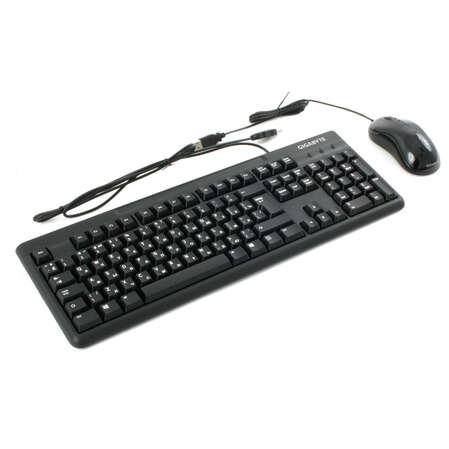 Клавиатура+мышь Gigabyte KM3100 Black USB